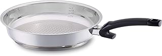 Fissler crispy steelux comfort / Edelstahl-Pfanne (Ø 28 cm) unbeschichtete-Steakpfanne, Bratpfanne - Induktion