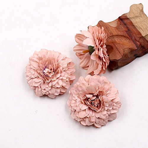 Fake Flower Heads Bulk Silk Marigold Artificial Flowers Wedding Party