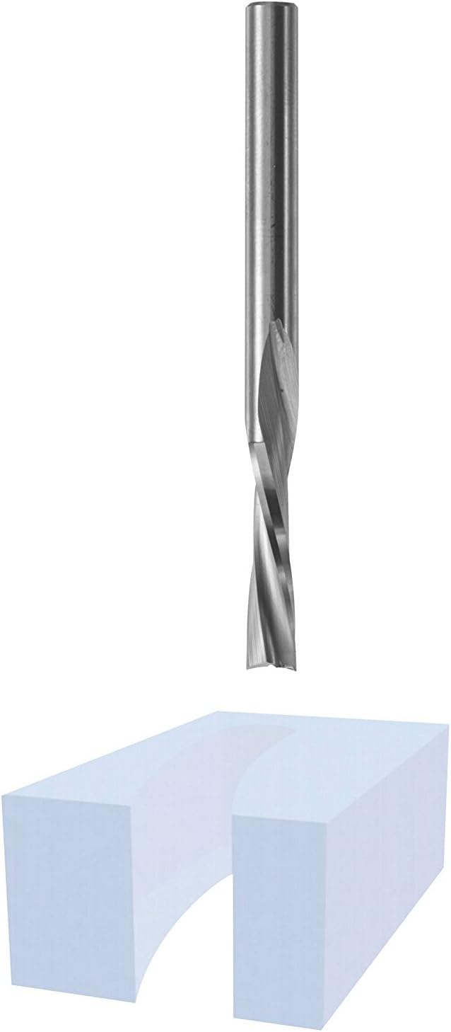Bosch 85611m 1 4 In Solid Carbide Double Flute Acrylic Router Bit