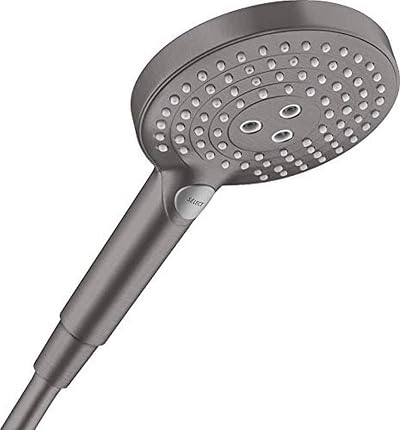 Hansgrohe Raindance Select S Shower Head and Hand Shower 125 mm Brushed Black
