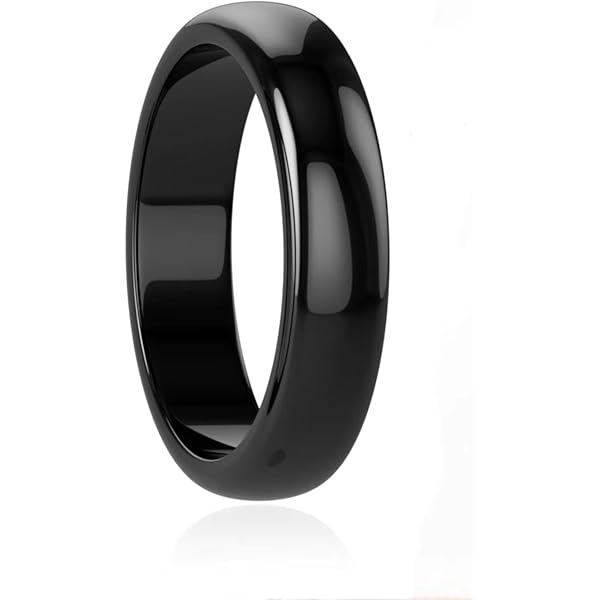Anillo De Hematita, Joyería De Hematita, Anillo De Cuentas Redondas