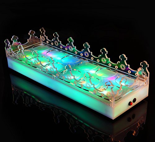 Be Lighted Party Cup Holder, with LED Colored Light, for 12 Cups
