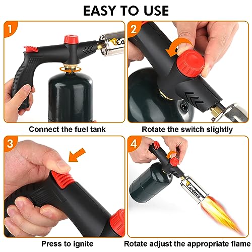 Kitchen Propane Torch, Sous Vide, Grill Torch Head, Charcoal Lighter