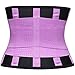 VENUZOR Waist Trainer Belt for Women - Waist Cincher Trimmer - Slimming Body Shaper Belt - Sport Girdle Belt (UP Graded)(Purple,X-Large)