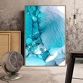 Floating Framed Canvas Wall Art for Living Room, Bedroom Ink Canvas Prints for Home Decoration Ready to Hang - 16x24 inches