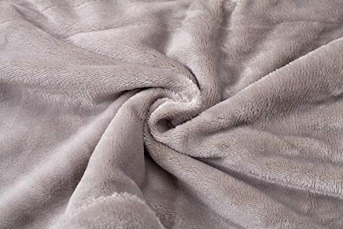 Tefici Electric Blanket Heated Throw with Fast Heating Technology,3 Heating Levels & 4 Hours Auto Off,Home Office Use,50" x 60" Camel