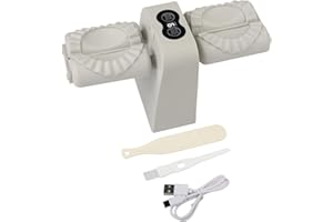 KoiLykke Electric Ravioli Shaper, Automatic Dumpling Maker Machine with 2 Modes, for PP+PC Material, Rechargeable 1000mAh, Ma