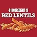 Harvest Snaps Red Lentil Snack Crisps, Onion Thyme, deliciously baked and crunchy veggie snacks with plant protein and fiber, 3-Ounce (Pack of 12)