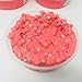 Handmade Slime crunchy chunky Styrofoam embeds Fruit loops scented Red 8 oz container