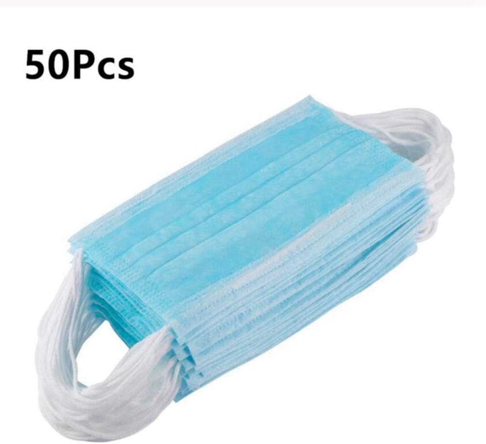 50PCS Disposable Non-Woven 3 Ply Earloop for Outdoor Use