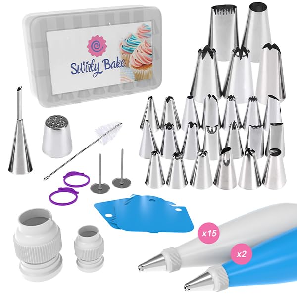 Swirly Bake Cake Decorating Kit 65 Piece Set