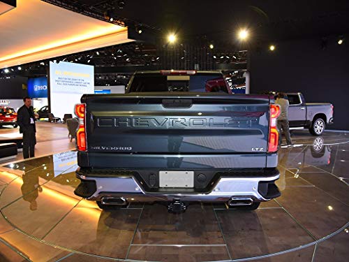 For Chevrolet Silverado Accessories 2019-2020 Chrome Rear Tail Light Taillight Lamp Cover Trim 2pcs
