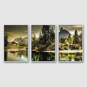 Framed Canvas Wall Art for Living Room,...