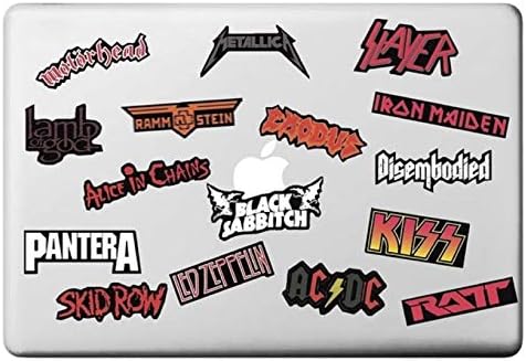 Heavy Metal Rock Punk Travel Theme Laptop Sticker for MacBook Decal Pro Air Retina 11" 13" 15" inch Mac Cover Skin HP Notebook