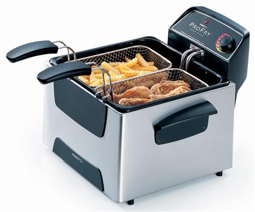 Click Here to See More Images Presto Dual ProFry 12-Cup Deep Fryer