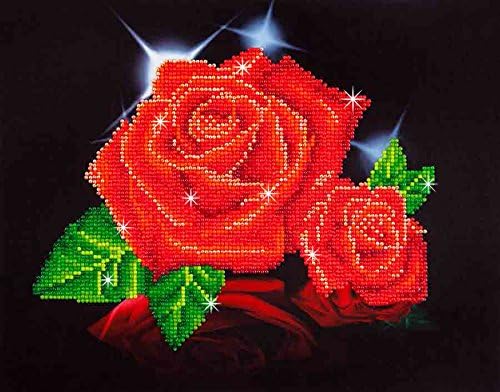 Red Rose Sparkle Diamond Dotz