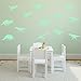 FLY SPRAY 9pcs Creative Luminous Wall Decorative Dinosaur Sticker Glow in The Dark Light Decor Removable Vinyl Decals Mural Baby Nursery Room