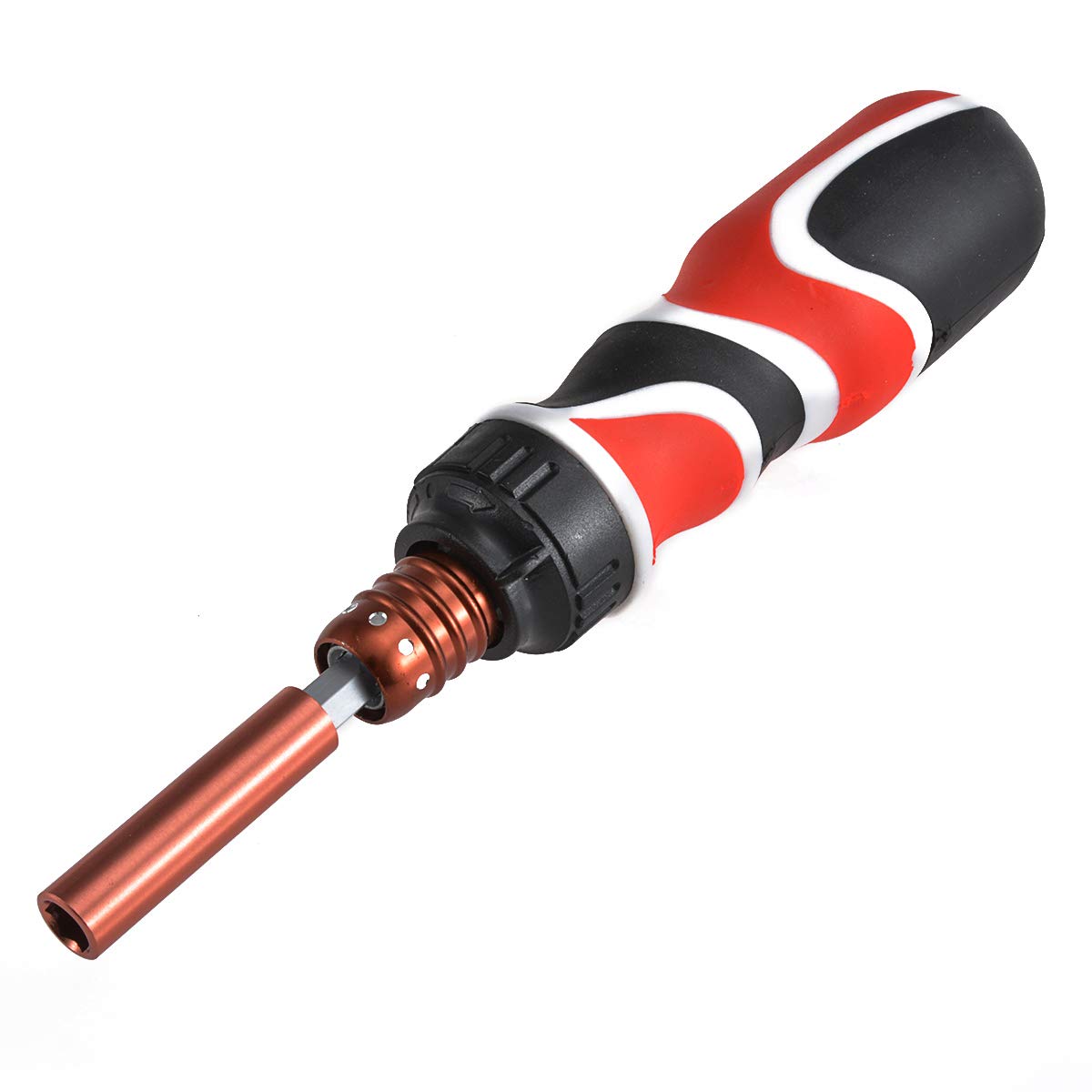 KATUR Adjustable Ratchet Screwdriver Bit Telescopic Dual Purpose Magnetic Extension Bit Holder and Adjustable Screwdriver Handle for 1.41-3.7 Inch Magnetic Screwdrivers Precision Repairing Tool