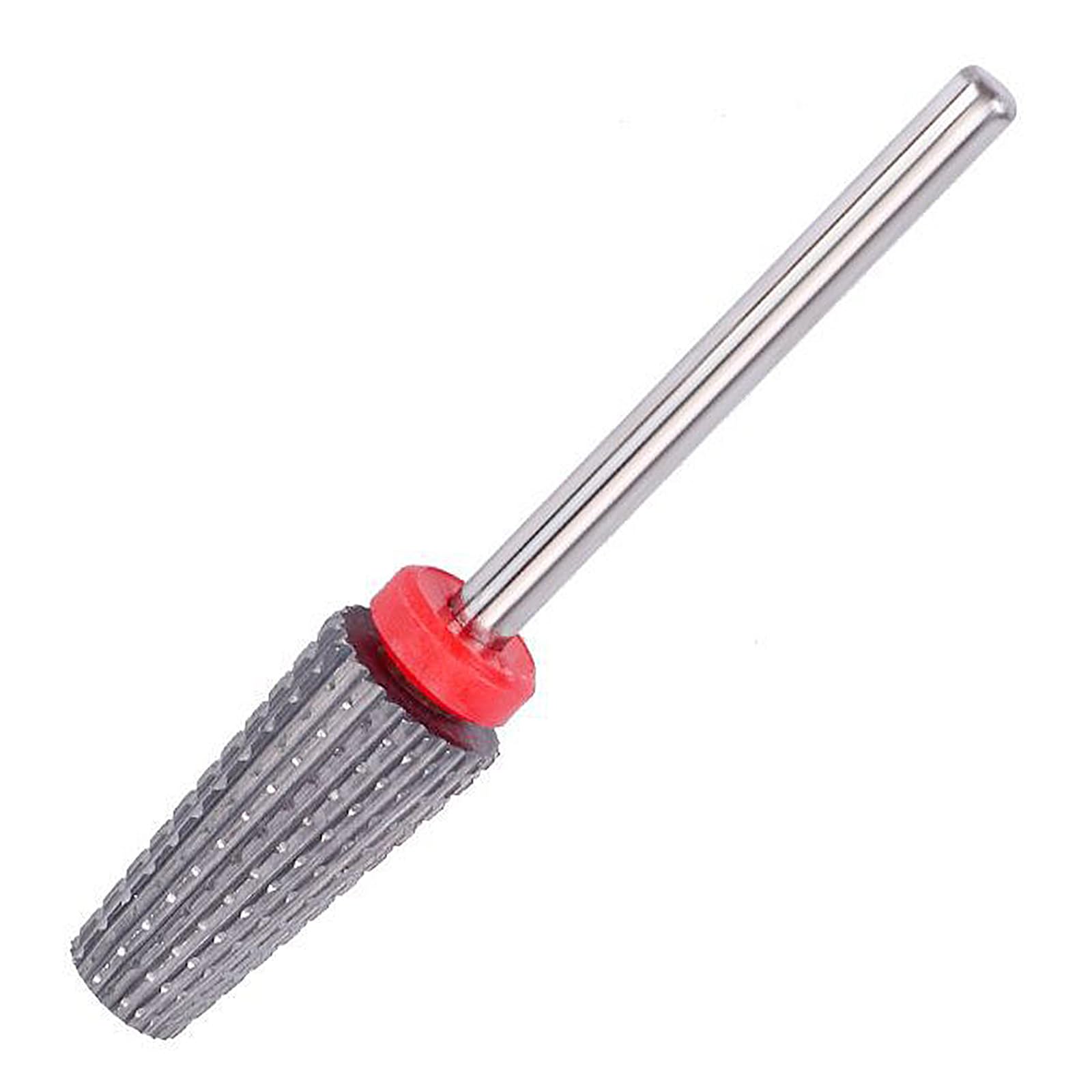 JYTDBCS 5-in-1 Carbide Nail Drill Bit Quickly Removes Acrylics and Hard Gels Professional 3/32" Electric Nail Drill Bit Tungsten Steel Drill Bit Manicure and Pedicure Professional Salon Tool