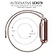 GEOTEL Apple Watch Band 42mm, Milanese Loop Stainless Steel Bracelet Strap Band for Apple Watch Series 1 Series 2 Sport&Edition with Unique Magnet Lock(No Buckle Needed) (42mm-Rose Gold)