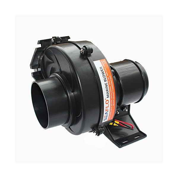 Marine-Air-Blower-Boat-Bilge-Flange-Mount-Heads-Galleys-Ventilation-Fan-12V