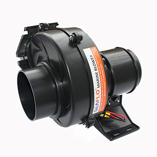 Marine Air Blower Boat Bilge Flange Mount Heads Galleys Ventilation Fan