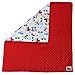Snuggle Stuffs Unisex Baby Reversible Dot Stroller Blanket - (Red Cars)