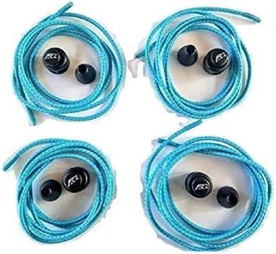 No-tie Reflective Elastic Button-Lock Shoelaces (2 Pair)