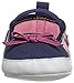 Luvable Friends Unisex Baby Crib Shoes, Navy Flats, 6-12 Months