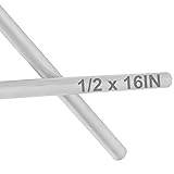 2Pcs 1/2" 6061 T651 Solid Aluminum Round Rod