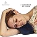 Royal Rest New Multi-Function Design U-Shaped Best Memory Foam Travel Ideal for Sleeping, Driving, Flights, Work & More-Contour Neck Pillow for Men & Women, 11 x 11 x 5.1 inches, Dark Blue