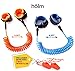 Toddler Harness Walking Leash- Child Anti Lost Wrist Link - Child Safety Harness - 2 Pack (4.9ft & 8.2ft)- Child Safety Wrist Link - 2 Bonus Whistles