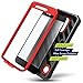 Evocel Explorer Series Phone Case Compatible with LG K10 2017, LG K20 Plus, LG V5 with Belt Clip Holster and Slim Profile, Red