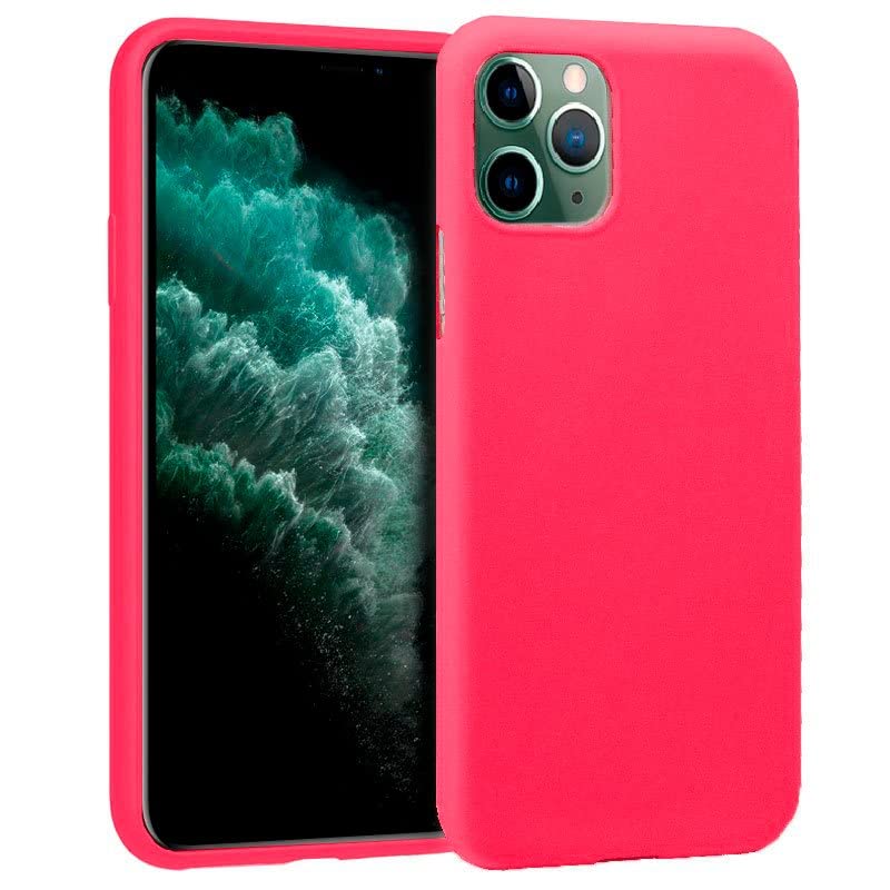 Cool Silicone Case for iPhone 11 Pro MAX (Pink)