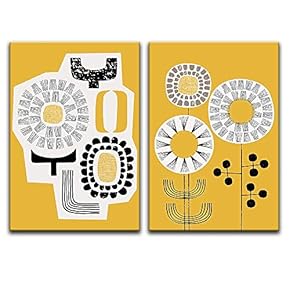 signwin 2 Piece Canvas Wall Art Modern Art...