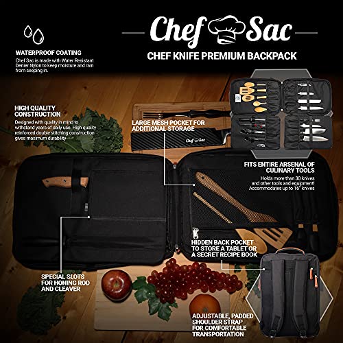 Chef Knife Bag Premium Knife Case Waterproof Material Chefs Case