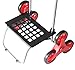 dbest products Stair Climber Trolley Dolly Personal Dolly, Black Handtruck Hardware Garden Utility Cart