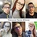 YAROCE Blue Light Blocking Glasses Anti Glare Computer Glasses Vintage Blue Blocker Glasses Square UV Blue Light Filter Reading Gaming Glasses Women Men