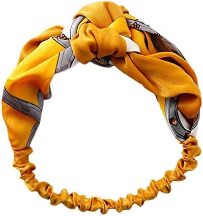 Oyfel Headwrap Headbands Bohemia Vintage Elastic Printed Head Wrap Stretchy Twisted Cute Hair Accessories For Women Teens Yoga Shower Makeup