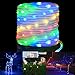LED Rope Lights, Malivent 33 feet 136 LED Rope Lights Plug in Indoor Outdoor with Remote, 8 Modes/Timer, Waterproof, Low Voltage Light for Holiday Garden Party Decoration Colorful