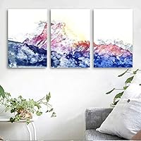 3 Piece Canvas Wall Art Abstract Mountain Canvas Prints Home Artwork Decoration for Living Room,Bedroom - 16