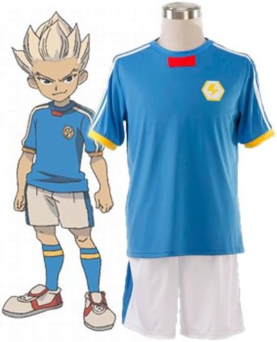 Amazon 超人気コスプレ服 イナズマイレブン 日本代表チームユニフォーム夏バージョン コスプレ衣装 アニメ 変装 仮装 女装 学園祭 制服 100 実物撮影 男性xxxl コスプレ 仮装 通販