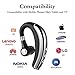 Bluetooth Headset, Zogo Hands Free Wireless Bluetooth Earpiece with Noise Reduction with Mic for Cell Phone (Black)