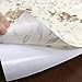 yazi Self Adhesive Wall Paper Shelf Paper Non-Slip,Peel and Stick Contact Paper, Dressed Lining Decor Drawer 17x78 Innches,Retro Peony