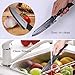 Ceramic Knife Set, Ankway 9-Piece Durable Rust Proof Lightweight Kitchen Knives (4 Knife Blades, 4 Sheaths and 1 Fruit Peeler)
