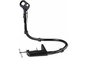 ANGKSORM 19-INCHS Flexible Gooseneck Microphone Stand with Heavy Duty Desk Clamp for Podcast, Meetings, Lectures, Radio Broadcasting Studio, Live Broadcast Equipment, TV Stations