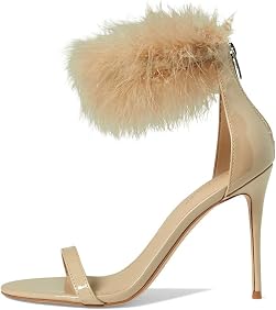 Amazon.com | Marc Fisher Genivy Buff Nude/Buff Nude 5.5 M | Heeled Sandals