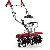 Mantis 7566-12-02 Deluxe XP 4-Cycle Tiller with Kickstand, 16-Inch