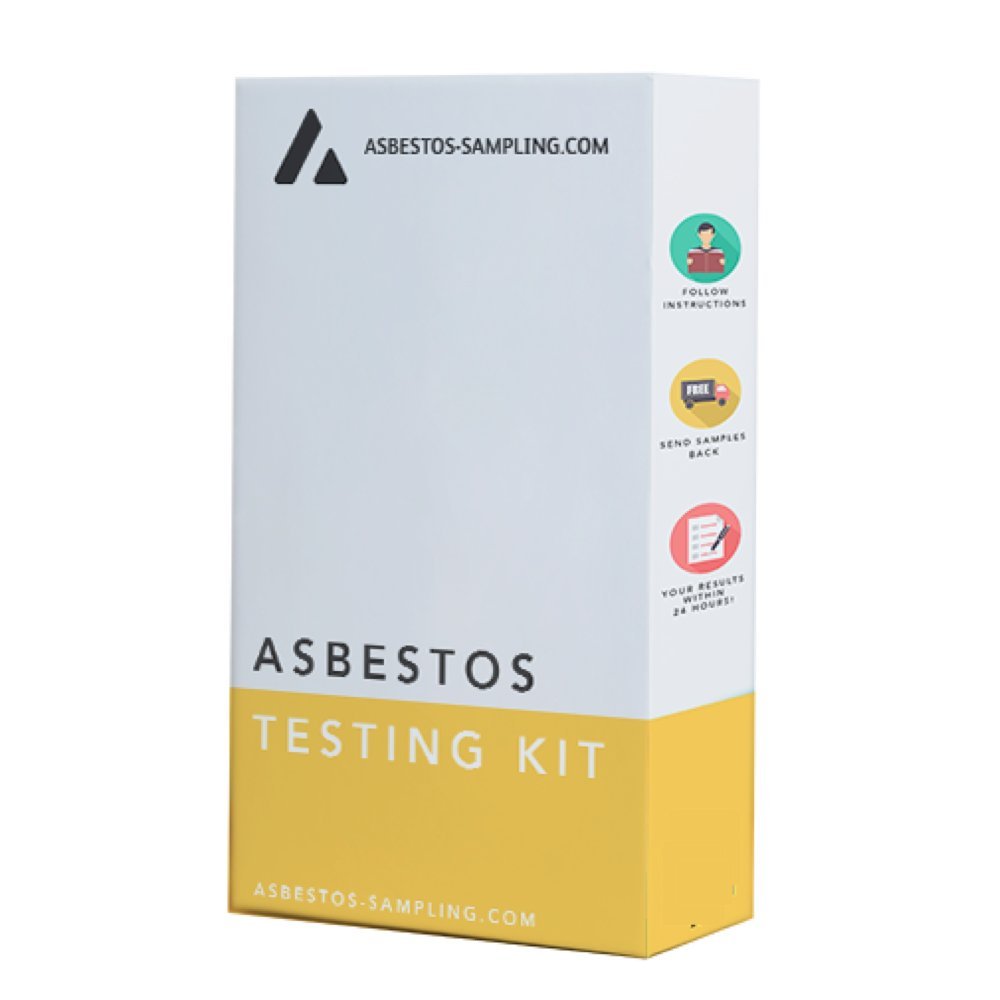 Asbestos Test Kit x 2 Samples, Including PPE, Return Postage and sample