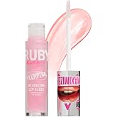 Ruby Kisses Hyaluronic Lip Gloss, High-Shine Volumizing Plumping Hydrating